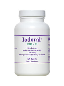 High Potency Iodine Tablets | Iodoral IOD-50 | Containing 50mg of Elemental Iodine per Tablet.