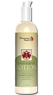 Pomegranate Health Hand & Body Lotion (8oz) is a great anti-aging lotion that is infused with the power of pomegranate, blended with other botanical extracts.
