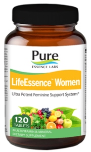 LifeEssence Women's Formula provides wholefood based vitamins and minerals, that are joined by enzymes, trace elements, carotenoids, bioflavonoids, co-nutrients, immune factors and more..