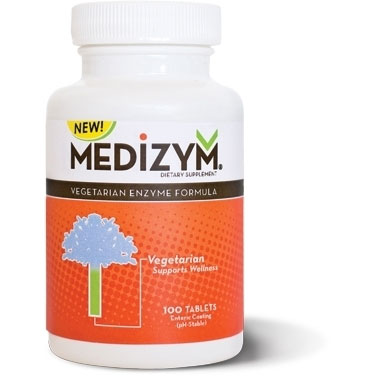 Medizym (new vegetarian formula) from Naturally Vitamins features a highly effective combination of naturally occurring enzymes traditionally used for ultimate immune boosting and pain relieving properties..
