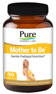Mother to Be PreNatal Vitamin Supplement by Pure Essence Labs combines the highest potency of whole foods based vitamins, minerals and antioxidants of any prenatal multivitamin.
