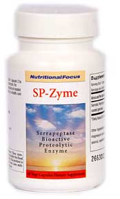 Serrapeptase has a wide host of clinical uses in Europe and Asia. It is often used as an alternative to conventional means. SP-Zyme, Serrapeptase Bioactive Proteolytic Enzyme by Nutritional Focus..