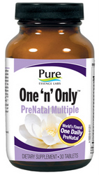 Pure Essence Labs Natural  Prenatal Vitamin Supplement provides superior levels of whole foods based vitamins, minerals and antioxidants..