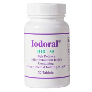 Iodoral IOD-50 from the Optimox Corporation restores cellular balance & promotes proper hormone production..