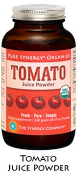 Pure Synergy Organics Tomato Juice Powder is a perfect, healthy, and easy way to boost nutrition in your everyday diet..