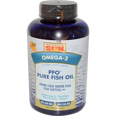 Health From The Sea's PFO Pure Fish Oil offers a natural way to improve heart health, while also increasing brain function and alleviating joint stiffness..