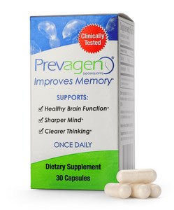 Prevagen is the only product to contain the active ingredient apoaequorin. By reducing calcium in the brain apoaequorin may help with short term memory loss..