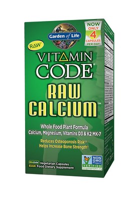 Plant-form of calcium used in Vitamin Code RAW Calcium providing naturally occurring minerals and trace elements linked to healthy bones..