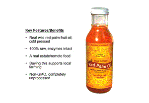 Ethically sourced, wild harvested Red Palm Oil from West Africa..