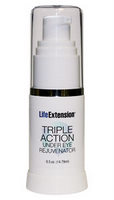 Rejuvenex Triple action eyes cream is specifically formulated for the sensitive and delicate eye region. It contains the most effective ingredients found in the original Rejuvenex skin cream. Rejuvenex Triple action eyes contain a unique Ribosys complex..