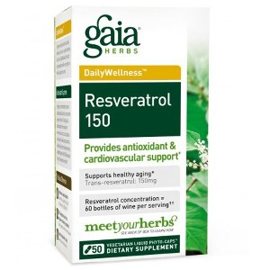 A daily dose of Resveratrol-150 equals the resveratrol content in 60 bottles of red wine..