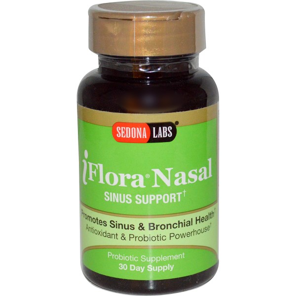 iFlora Nasal and Sinus Probiotic (90 vcaps)* Sedona Labs 2021