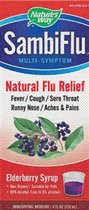 SambiFlu to the rescue. A new Elderberry based natural flu medicine from Nature's Way..