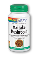 Solaray Maitake Mushroom (100 Caps) is a mushroom supplement containing Maitake, Reishi and Shiitake mushrooms..