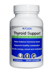 Thyroid Support is fortified with 19 active ingredients and a blend of essential vitamins, minerals, herbs and extracts that promote healthy thyroid function..