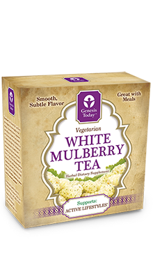 Bursting with benefits tea made from the leaves of white mulberry (Morus alba) to support your healthy lifestyle..
