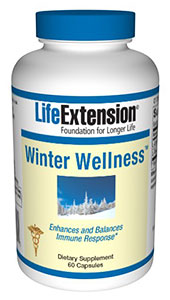 Get ready for Flu Season! Winter Wellness by Life Extension blends two amino acids,  L-Cystine and L-Theanine, shown to strengthen your immune system and  help keep you heathy..