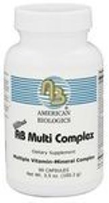 Ultra Multiplex Advanced from American Biologics is a professionally formulated dietary supplement which includes a complete and potent array of essential vitamins and minerals for optimal health..