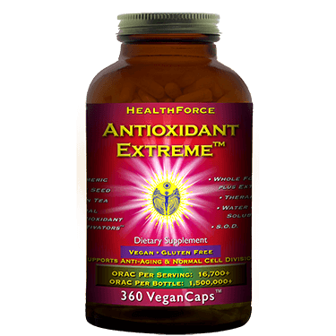 Antioxidant Extreme  contains the most potent and comprehensive array of free radical scavenging botanicals ever assembled..