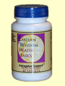 Seacoast Vitamins:  Eastern Wisdom Health Basics: Astragalus Support Boosts immune system and stamina, can assist in the battle against cancer.