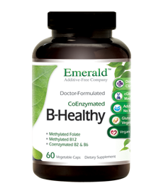 B-Healthy is not just a B complex. B-Healthy includes enzymes, probiotics, whole food sprouts, berries and more. Multiple nutrients in one serving. Kick start your day with B-Healthy. Gluten and additive free..