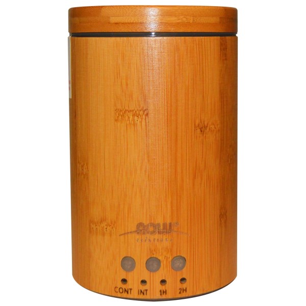 Real Bamboo Oil Diffuser brings aromatherapy to your home or office. Ultrasonic electric vibrations provide a fine mist to fill the air with wonderful energizing, relaxing, healing and balancing essential oils for up to 7-14 hours..