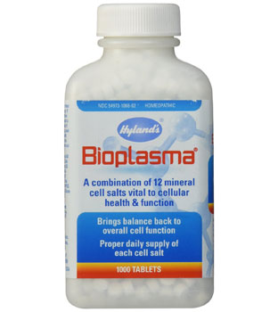 Bioplasma from Hylands provides cell salts which are vital mineral constituents present in human cells, necessary to maintain cellular strength, structure, and balance. This unique combination of cell salts may be very beneficial for those with colds, flu, nervous tension, fatigue and headaches..
