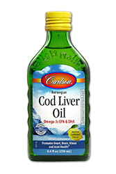 From the deep, unpolluted waters near Norway, Carlson brings you the finest cod liver oil which is naturally rich in Vitamin A, Vitamin D3, EPA and DHA. Only cod fish caught during the winter and early spring are used, as the liver oil content is highest at this time of year..