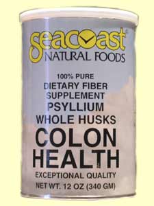 Seacaost Colon Health, Exceptional Quality Whole Psyllium Husk Dietary Fiber Supplement.
