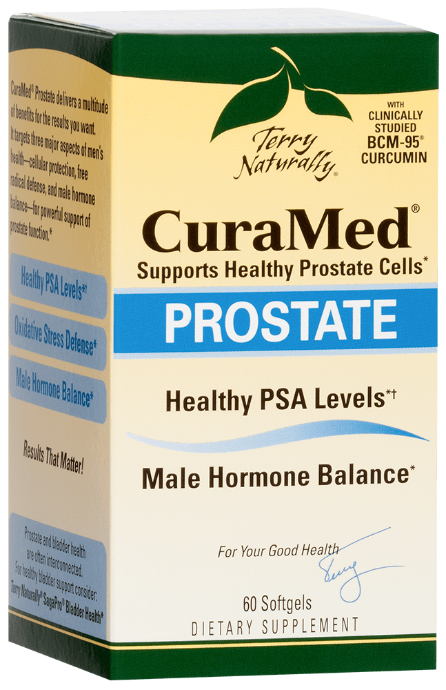 CuraMed Prostate contains botanical ingredients to support the prostate and should be part of a daily regime for all men seeking a healthy prostate as they age..