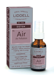 Liddell Detox Air Pollution Homeopathic was formulated by a homeopathic doctor to counter the ill effects of polluted air on your body and lungs. Clear lungs and reduce symptoms of pollutants..