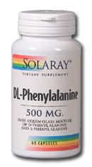 DL-Phenylalanine 500 mg is the 50/50 Blend of D-Phenylalanine & L-Phenylalanine, a dietary supplement..