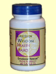 Eastern Wisdom Emotional Rescue (60 Tabs) is a specially designed formula to give your spirit, mind and body a lift..