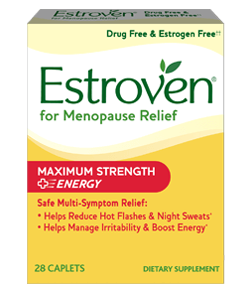 Hormone imbalance may often cause fatigue, irritability, weight gain, moods swings and sleepless nights. Estroven Plus Energy combines a unique blend of herbs to boost your energy levels and provide a feeling of well being. All natural multi-symptom relief..