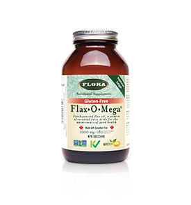 Flora's Flax-O-Mega provides over 1500 mg of omega 3 and omega 6 essential fatty acids per 2 capsule serving..