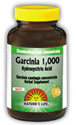 Nature's Life Garcinia 1000 Hydroxycitric Acid  | A Standardized concentrate providing 50% or 500 mg of Hydroxycitric Acid-HCA (brindle berry).