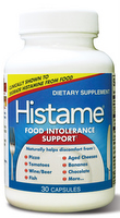 Histame is for people whose doctors have decided that their discomfort is caused by intestinal food intolerance, a non-immune system-based occurance.
Histame is the first product available to regulate histamine levels..