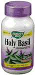 Seacoast Vitamins Nature's Way Premium Extract Holy Basil Standardized, Vegetarian 60 vcapse Adaptogen, 2.5% Ursolic Acid 450mg  $8.99.