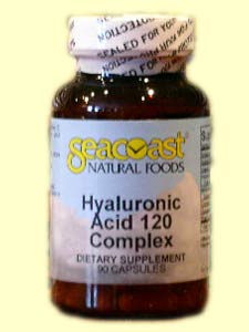 Seacoast hyaluronic Acid 120 Complex begins with a high dose of Hyaluronic Acid and then adds a full complement of nutrients to support healthy joint function..