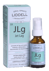 From Liddell comes fast acting homeopathic relief for symptoms of jet lag..