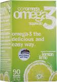 Lemon-lime flavored Coromega features an essential blend of fatty acids and vitamins, working to improve flexibility, brain and heart health, and energy levels. The easiest and tastiest way to take Fish Oils. On the go travel packs..