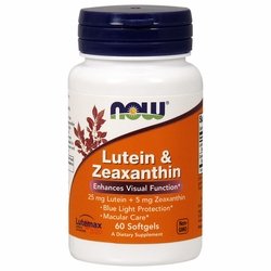 LUTEIN & ZEAXANTHIN 60 SOFTGELS-promotes visual health by protecting the eyes from oxidative damage..