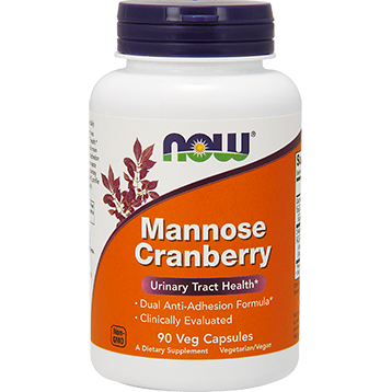 Mannose Cranberry (90 Veg Caps) Relief for Urinary Tract Infections. D-Mannose and Cranberry are 2 ingredients that have been clinically studied to support urinary tract health safely and effectively..