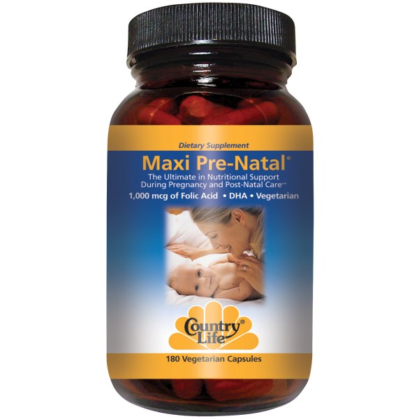Maxi Pre-Natal nourishes the pregnant mother & the developing life within, and may help decrease the risk of certain birth defects..