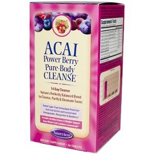 Acai Power Berry Pure-Body Cleanse (14 day - 56 tablets) Nature's Secret