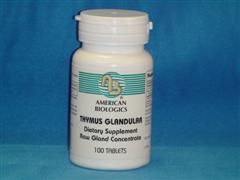 Thymus Glandular (100 tablets) American Biologics