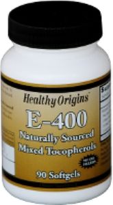 Vitamin E 400 IU (90 Gels) Healthy Origins