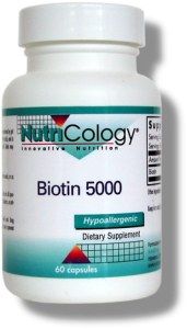 Biotin 5000 (60 capsules) NutriCology