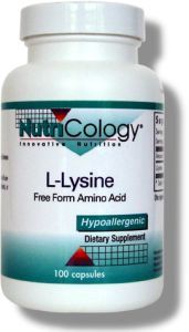 L-Lysine 500mg (100 caps) NutriCology