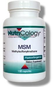 MSM, Methylsulfonylmethane (150 Vcaps) NutriCology